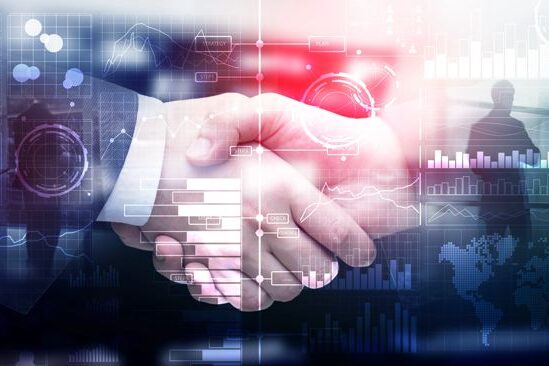 Business intelligence. Diagram, Graph, Stock Trading, Investment dashboard, transparent blurred background.